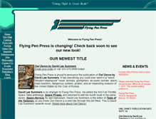 Tablet Screenshot of flyingpenpress.websitesource.net